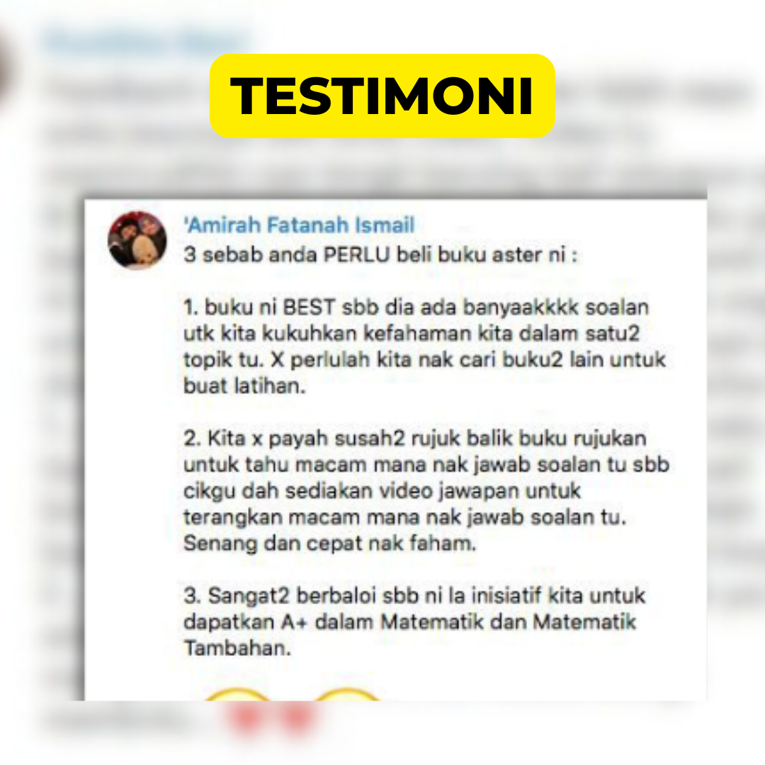 Kombo Buku Matematik Tingkatan 1,2,3,4&5 [Buy 5 Free 3]