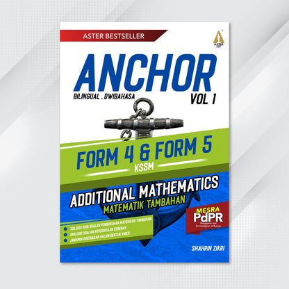 Aster Edu Buku Latihan Matematik Tingkatan 4,5 - Anchor Addmath Volume 1