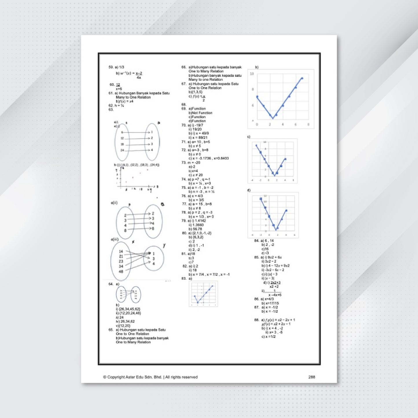 Aster Edu Buku Latihan Matematik Tingkatan 4,5 - Anchor Addmath Volume 1