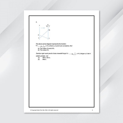 Aster Edu Buku Latihan Matematik Tingkatan 4,5 - Anchor Addmath Volume 1