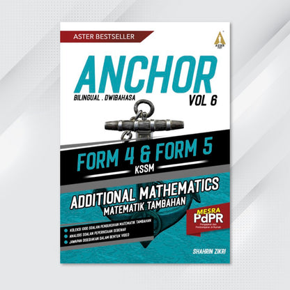 Aster Edu Buku Latihan Matematik Tingkatan 4,5 - Anchor Addmath Volume 6