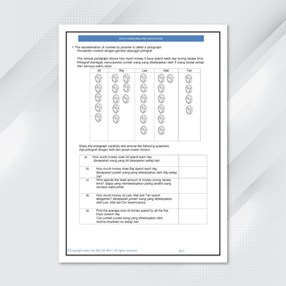 Aster Edu Buku Latihan Matematik Tahun 4,5,6 - Math Power Volume 8