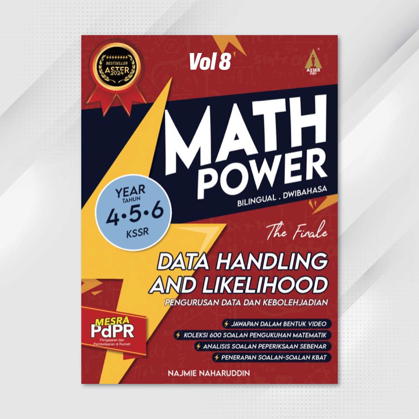 Aster Edu Buku Latihan Matematik Tahun 4,5,6 - Math Power Volume 8