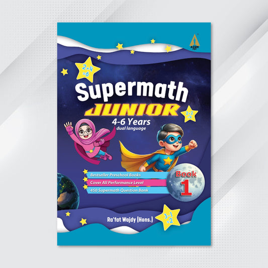 Aster Edu Buku Latihan Matematik Prasekolah - Supermath Junior
