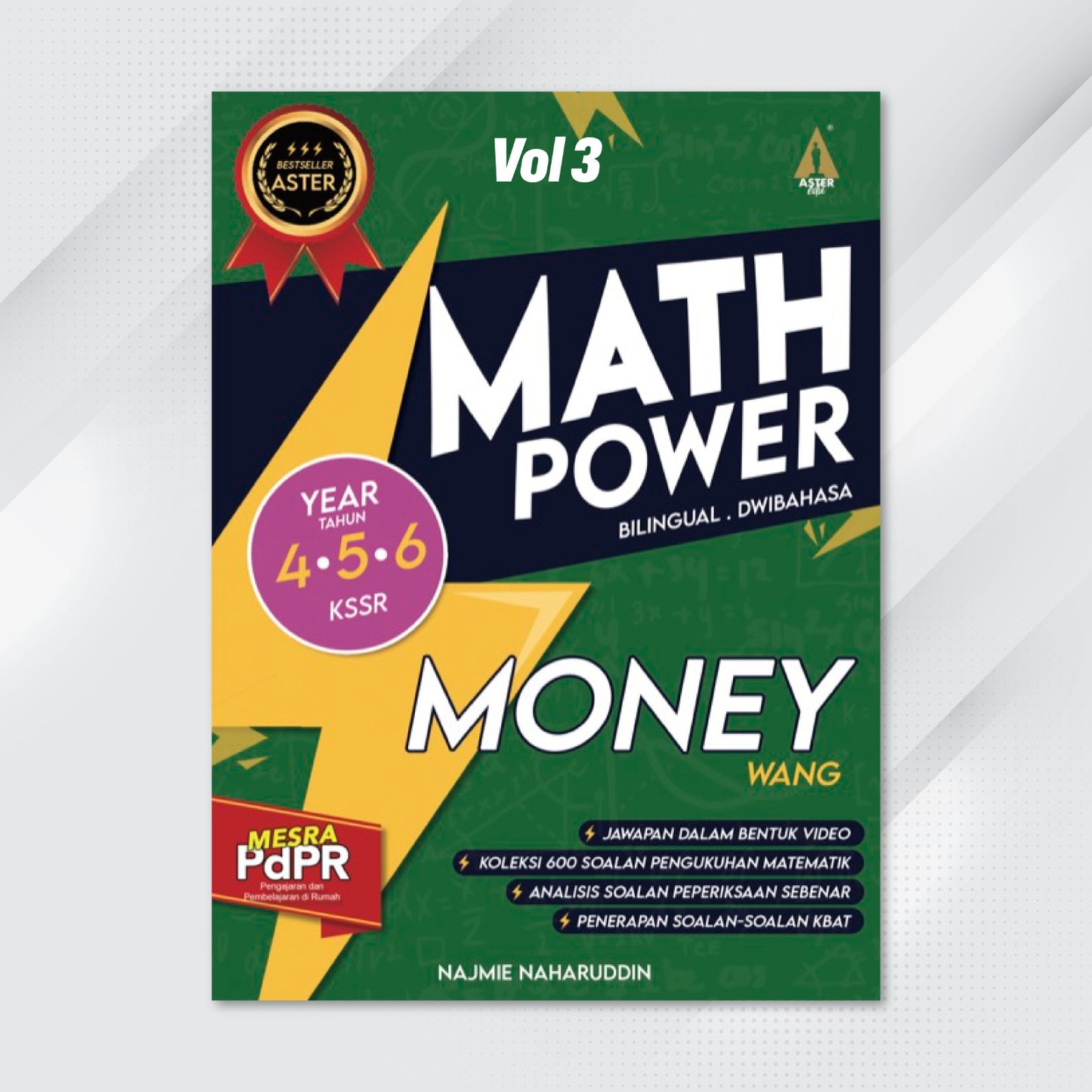 Aster Edu Buku Latihan Matematik Tahun 4,5,6 - Math Power Volume 3